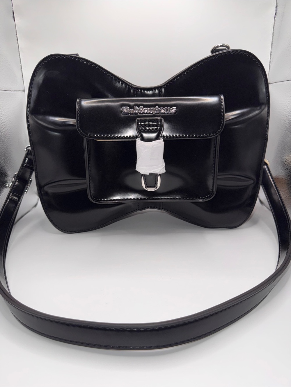 Dr Martens Black Oxford Bow Purse Bag